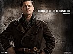 fond ecran  Inglourious Basterds : Brad Pitt