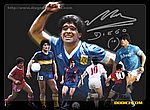 fond ecran  Diego Maradona