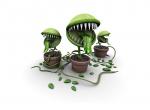fond ecran  Mario Bros : Plante Carnivore