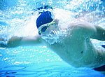 fond ecran  natation
