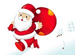 fond ecran  Le Père Noël