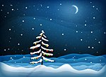 fond ecran  Nuit de Noël
