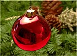 fond ecran  Boule sapin de noel