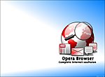 fond ecran Opera Browser