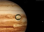 fond ecran  jupiter et titan