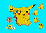fond ecran  Pikachu