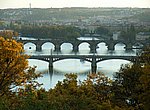 fond ecran pont de Prague
