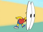 fond ecran  Bart Simpson