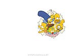 fond ecran  famille Simpson
