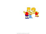 fond ecran  enfants Simpsons