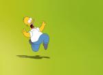 fond ecran  The Simpson : Panique