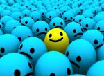 fond ecran  Smileys jaune et bleu