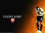 fond ecran  Thierry Henry à Arsenal