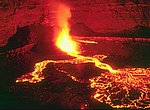 fond ecran  volcan