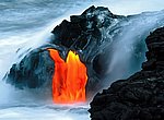 fond ecran  volcan