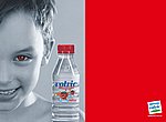 fond ecran  Volvic Fraise