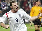 fond ecran  Wayne Rooney en équipe d'Angleterre