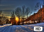 fond ecran HD Coucher de soleil
